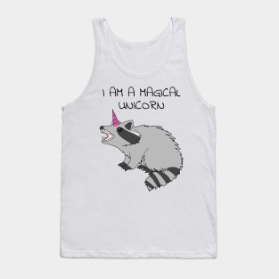 Racoon Unicorn Tank Top